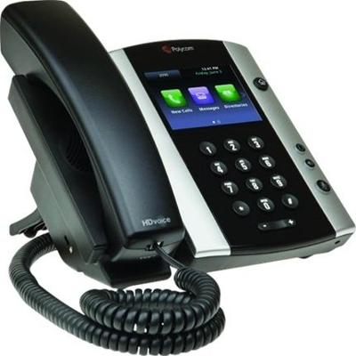Polycom VVX 501 telefoontelefoon kabelgebonden 12 regels TFT zwart