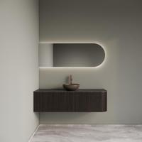 Badkamermeubelset Gliss Design Alluro 140 cm Links Ebony - thumbnail