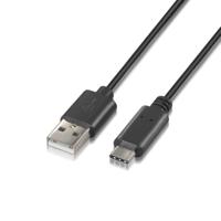 AISENS A107 – 0052 – kabel USB 2.0 voor snel opladen (tot 3 A) zwart - thumbnail