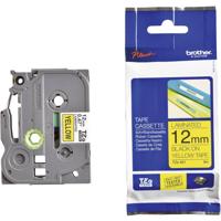 Gelamineerde Tape voor Labelmakers Brother TZE631 8 m Blauw Zwart/Geel - thumbnail
