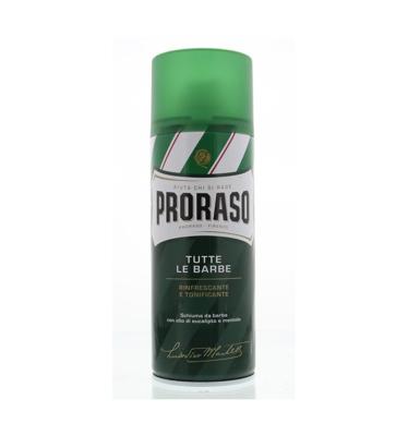 Proraso Scheerschuim Eucalyptus/menthol (400ml)