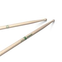 ProMark RBHR595AW Rebound 5B Raw Hickory drumstokken met houten tip - thumbnail