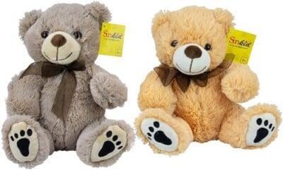 Jonotoys Sunkid pluche beer 25 cm groot leverbaar in 2 kleuren