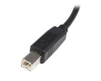 StarTech.com USB2HAB3M USB 2.0 A-naar-B-kabel (3 m, St/St) zwart - thumbnail