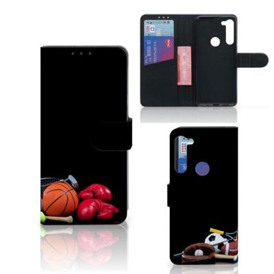 Motorola G8 Power | Wallet Case | met Pasjes | Sports Motorola G8 Power | Wallet Case | met Pasjes | Sports