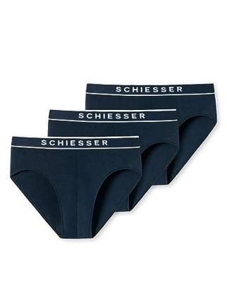 Schiesser Rio slips 3-Pack 95-5 blauw