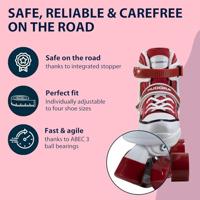 Hudora rolschaatsen sneaker amber, maat 28-31 - thumbnail