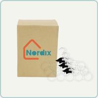 Nordix Riemhanger 3 stuks Zwart Ophanger voor Sjaals en Riemen Orga... - thumbnail
