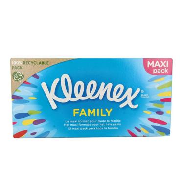 Kleenex Family maxi tissue 128 Stuks Kleenex Family maxi tissue 128 Stuks