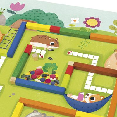 Goula Jumbo hamsters 1 tot 10 educatief rekenspel Goula Jumbo hamsters 1 tot 10 educatief rekenspel