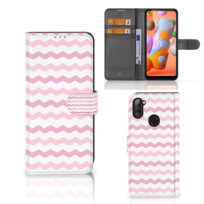 Samsung Galaxy M11 | A11 | Telefoon Hoesje | Waves Roze