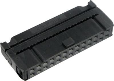 TRU COMPONENTS 1589747 Pinconnector Met trekonlasting Rastermaat: 2.54 mm Totaal aantal polen: 24 Aantal rijen: 2 1 stuk(s)