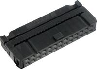 TRU COMPONENTS 1589747 Pinconnector Met trekonlasting Rastermaat: 2.54 mm Totaal aantal polen: 24 Aantal rijen: 2 1 stuk(s) - thumbnail