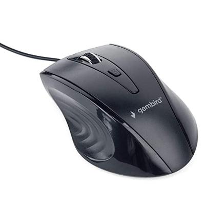 4-knops optische muis, USB, zwart - thumbnail