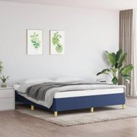 Bedframe stof blauw 180x200 cm - thumbnail