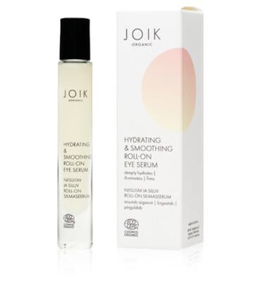 Joik Organics Hydrating & smoothing roll on eye serum 10 Milliliter