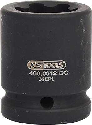 KS Tools 460.0012 Torx-E-Plus steekdop voor Mercedes, 32 EPL, 50 mm lang