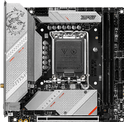 Moederbord - MSI - MPG B760I EDGE WIFI Intel B760 LGA 1700 mini ATX