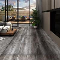 VidaXL Vloerplanken zelfklevend 4,46 m² 3 mm pvc gestreept houtkleurig - thumbnail