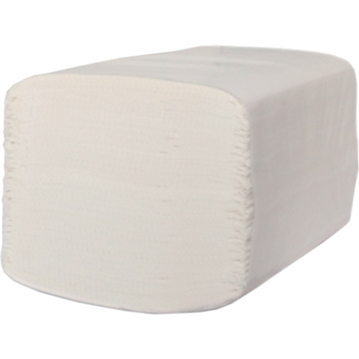 Handdoekpapier | 2-laags | z-vouw | 24x21cm | Papier | wit