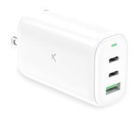 Oplader KSIX GaN Wit 65 W - thumbnail
