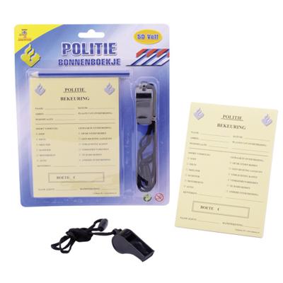 Johntoy politie bonnenboekje