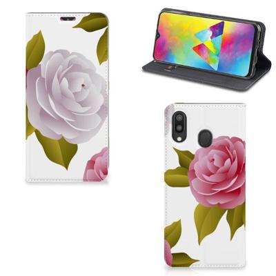 Samsung Galaxy M20 Smart Cover Roses Samsung Galaxy M20 Smart Cover Roses