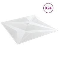 24 st Wandpanelen ster 6 m² 50x50 cm XPS wit - thumbnail