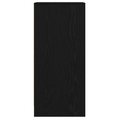 Dressoir 29,5x34x76 cm spaanplaat zwart eikenkleurig Dressoir 29,5x34x76 cm spaanplaat zwart eikenkleurig