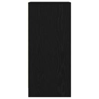 Dressoir 29,5x34x76 cm spaanplaat zwart eikenkleurig - thumbnail