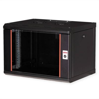 ROLINE 19-inch wandbehuizing Pro 7 U , 600x450 BxD zwart ROLINE 19-inch wandbehuizing Pro 7 U , 600x450 BxD zwart