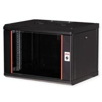 ROLINE 19-inch wandbehuizing Pro 7 U , 600x450 BxD zwart - thumbnail