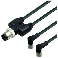 Pepperl+Fuchs 275516 Sensor/actuator verdeler en adapter Aantal polen (sensoren): 4, 4 0.3 m 1 stuk(s) - thumbnail