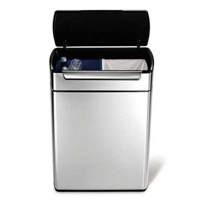 Simplehuman Afvalemmer Rectangular Touch Bar GFT 24 + 24 liter - thumbnail