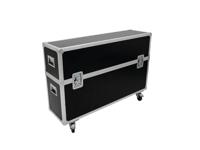 Roadinger Flightcase 2x LCD ZL50 voor 2 schermen tot 123,5cm breed - thumbnail