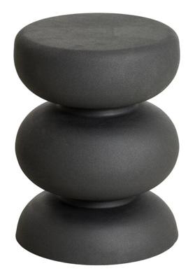 Light & Living Bijzettafel 'Kobodo' 35cm, kleur Mat Zwart