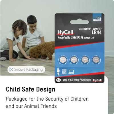 HyCell Knoopcel LR44 1.5 V 4 stuk(s) 140 mAh Alkaline AG13