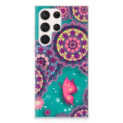 Samsung Galaxy S23 Ultra | Hoesje maken | Cirkels en Vlinders Samsung Galaxy S23 Ultra | Hoesje maken | Cirkels en Vlinders