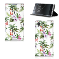 Sony Xperia L1 | Hoesje maken | Flamingo Palms - thumbnail