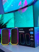 SpeedLink TOKEN PC-luidsprekers Bluetooth, Kabelgebonden 6 W Zwart, RGB - thumbnail