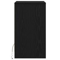 LED Bedside Kast 2 pcs Zwart eiken 38 x 34 x 61 cm Spaanplaat - thumbnail