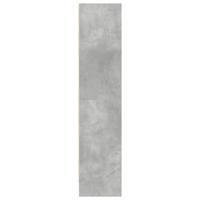 Boekenkast 60x24x109 cm bewerkt hout betongrijs - thumbnail