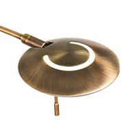 Steinhauer Led vloer leeslampZenith 2x6w - 2200K - 118cm bronsbruin - 7862BR - thumbnail