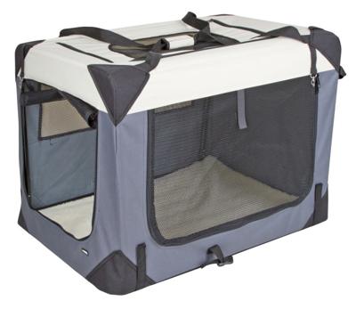 Honden-transportbox Journey, grijs/beige, Maat: 70x52x52 cm