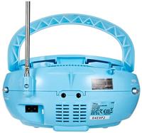 ekids FR-430 Disney Frozen CD-speler met microfoon voor kinderen draagbaar Anna en Elsa blauw - thumbnail