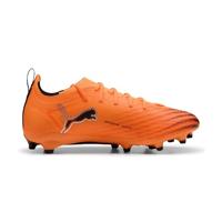 PUMA Ultra 6 Pro Gras / Kunstgras Voetbalschoenen (MG) Kids Oranje Zwart Zilver - thumbnail