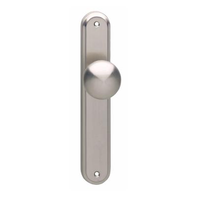 Intersteel Knop op blind schild nikkel mat