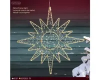 Lumineo led frame 69cm-750l goud/warm wit - thumbnail