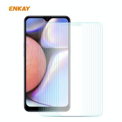 Voor Samsung Galaxy A10s 10 PCS ENKAY Hat-Prince 0.26mm 9H 2.5D Curved Edge Tempered Glass Film