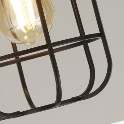 Searchlight Industriële plafondlampVision Ø 15cm - 81952-1BK
